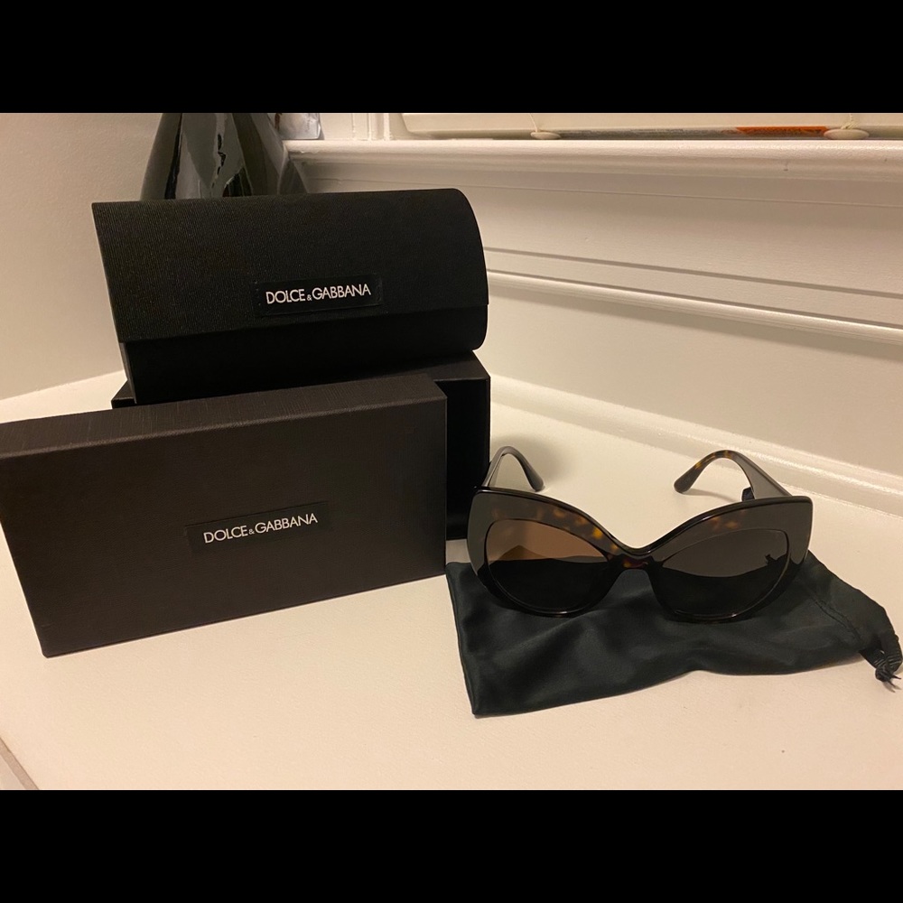 55mm D&G Cateye Sunglasses